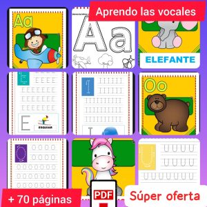 ¡A, E, I, O, U! Aprender las vocales nunca fue tan divertido